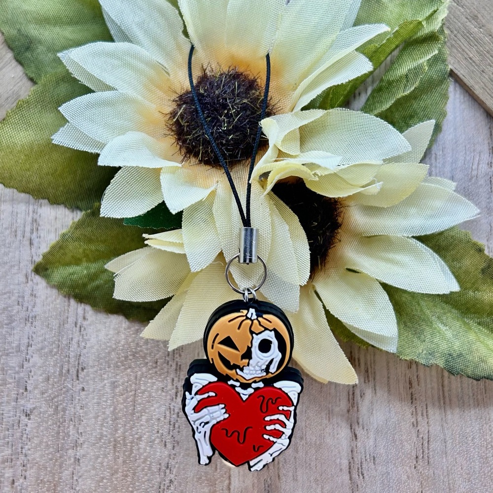 Halloween Skeleton Phone Charm